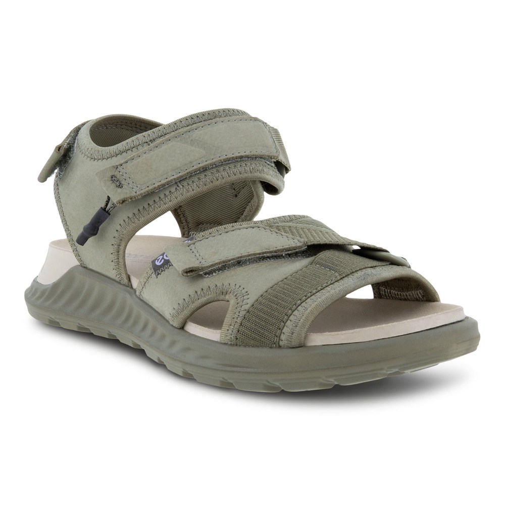 Sandalias Mujer - ECCO Exowrap 3S Velcro - Verde Oliva - PTZ865023